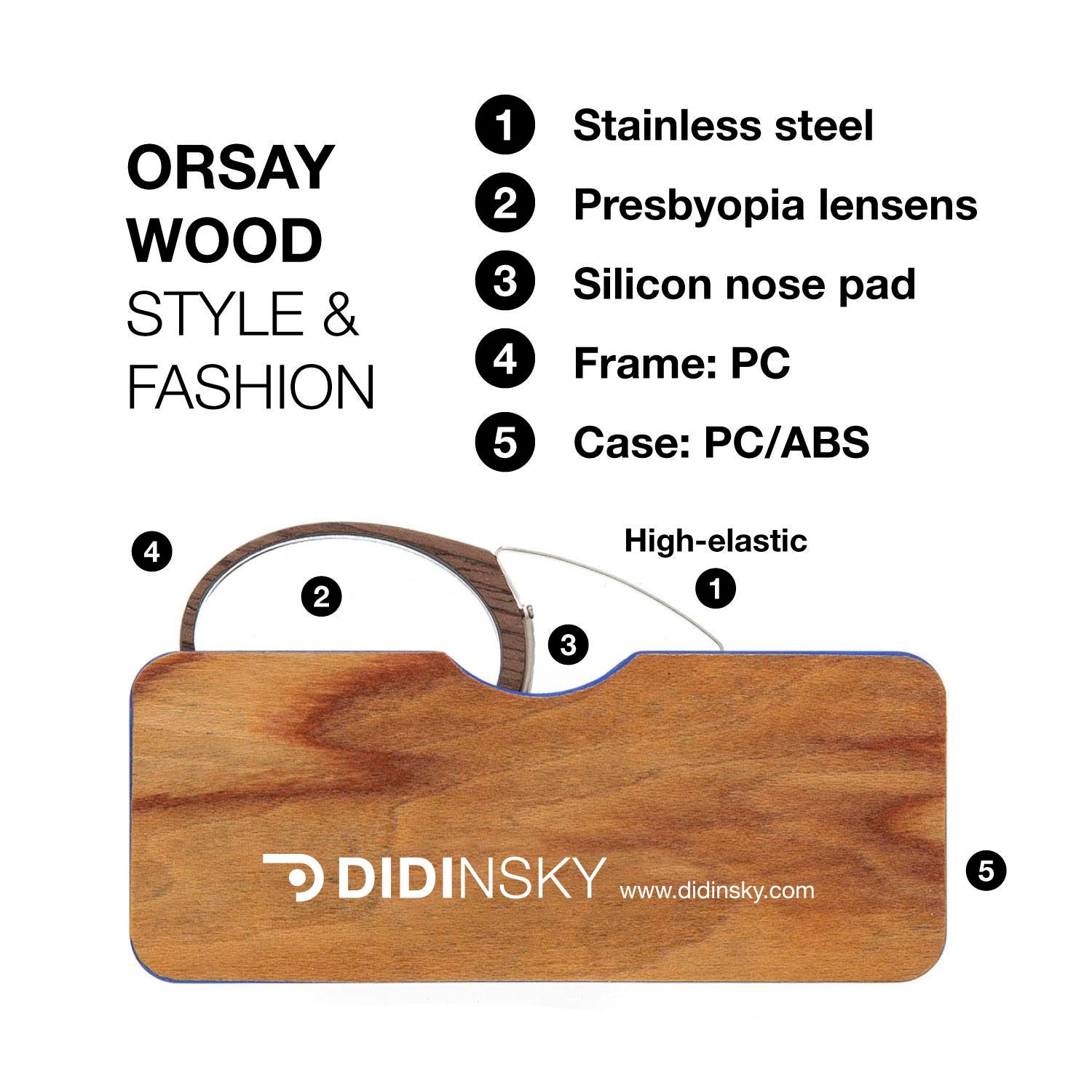 Orsay Wood Style Fashion
