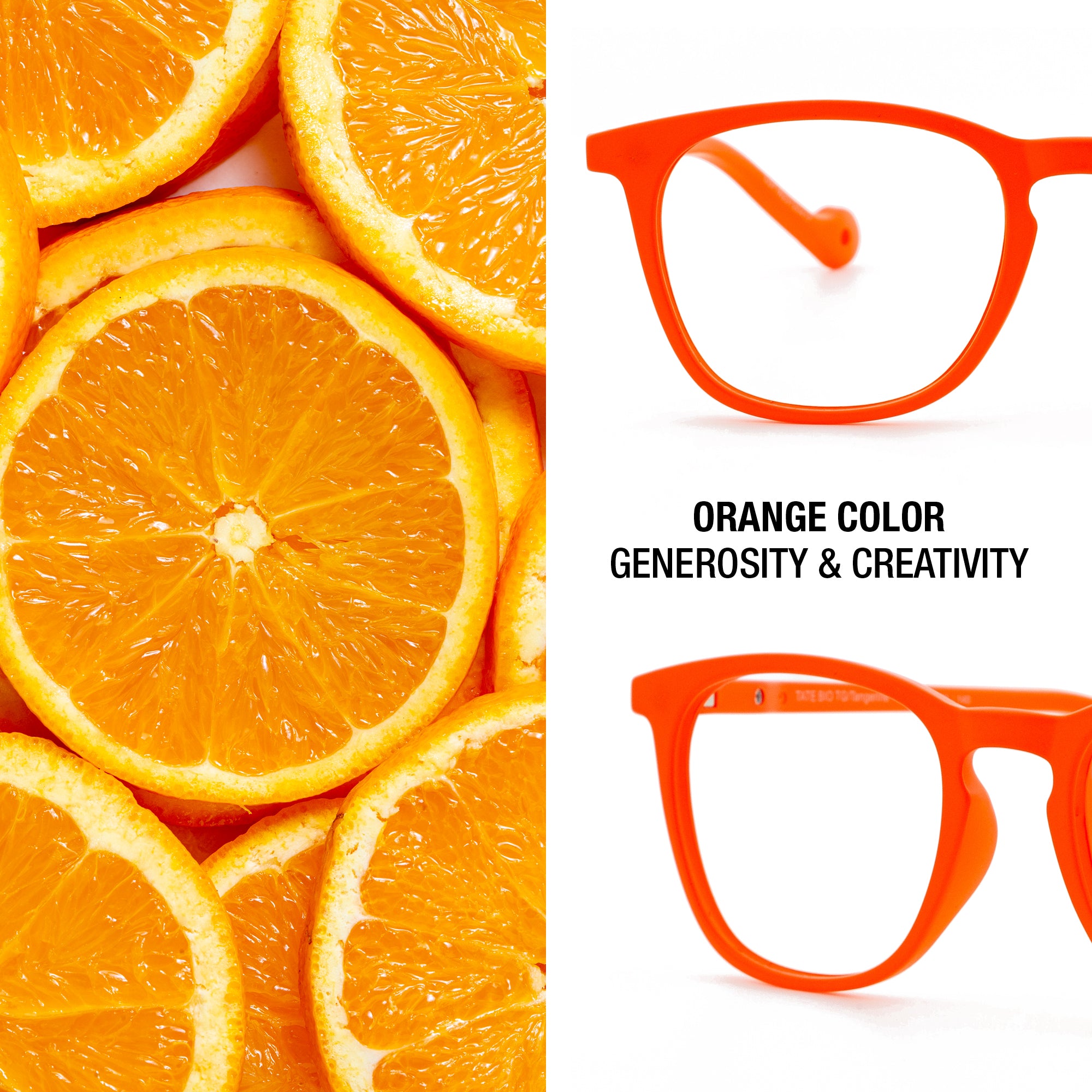 Orange Color Tate