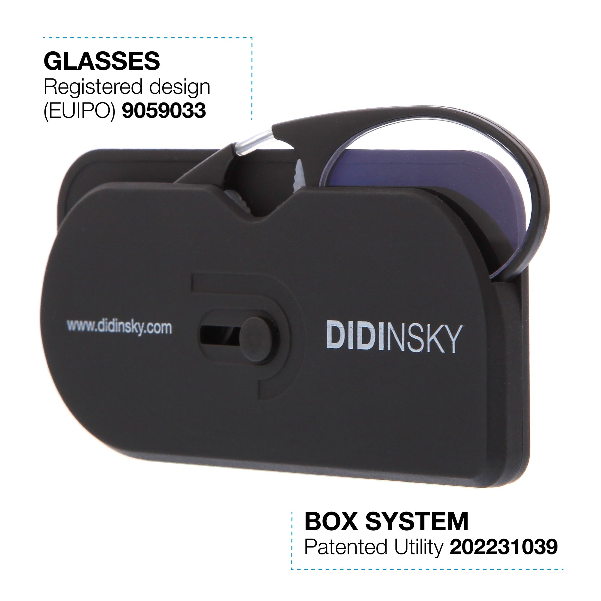 DiOrsay Graphite Glasses