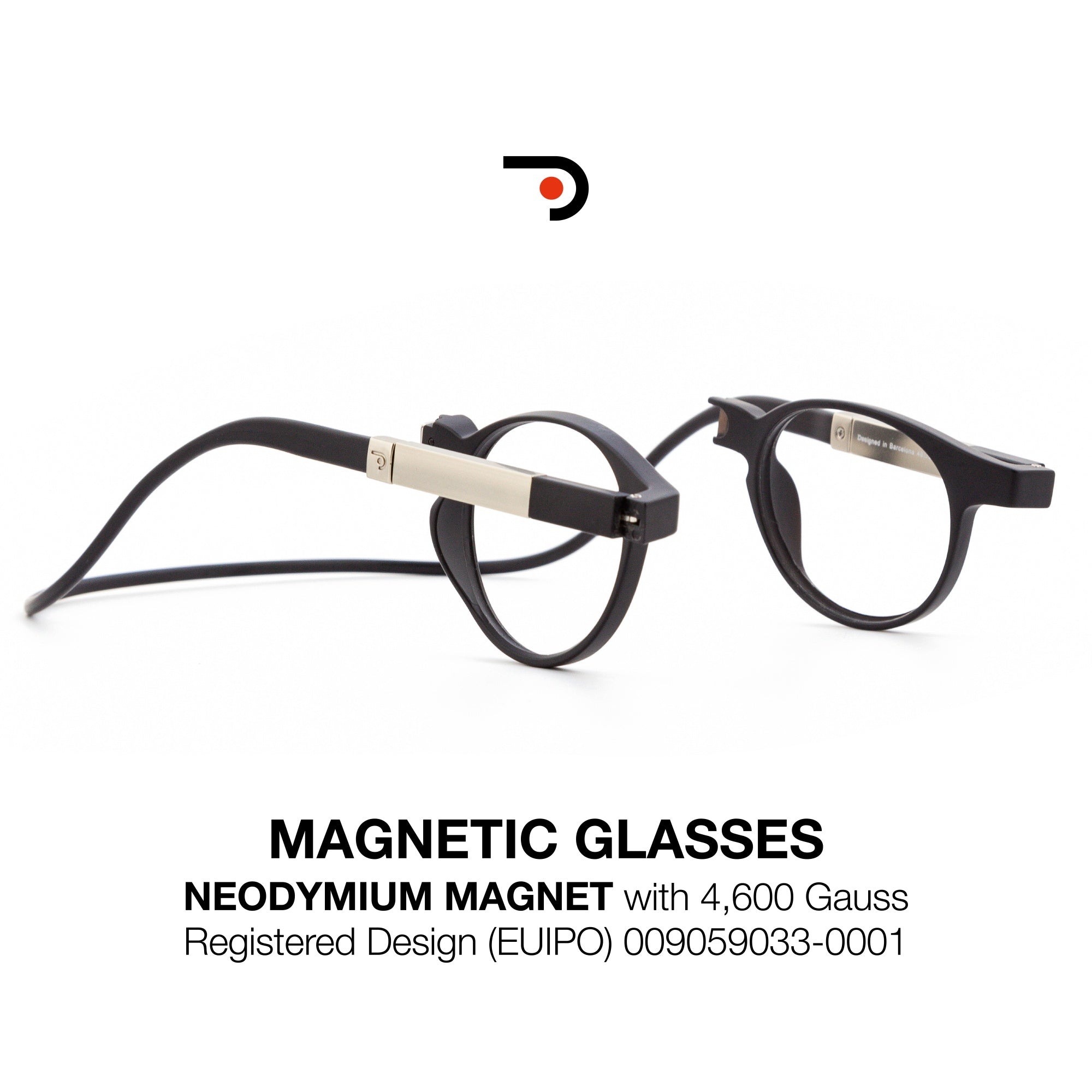 Uffizi Flex Graphite Magnetic Glasses