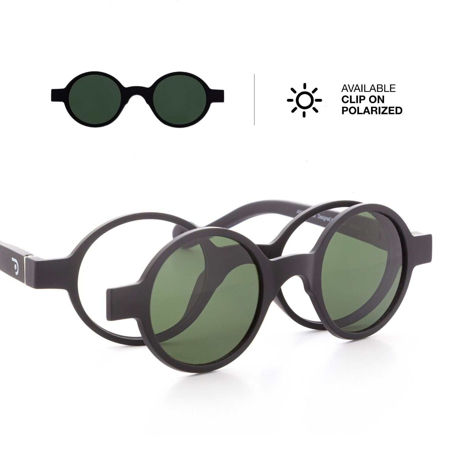 Hakone Clip Solar Gafa Polarized Graphite