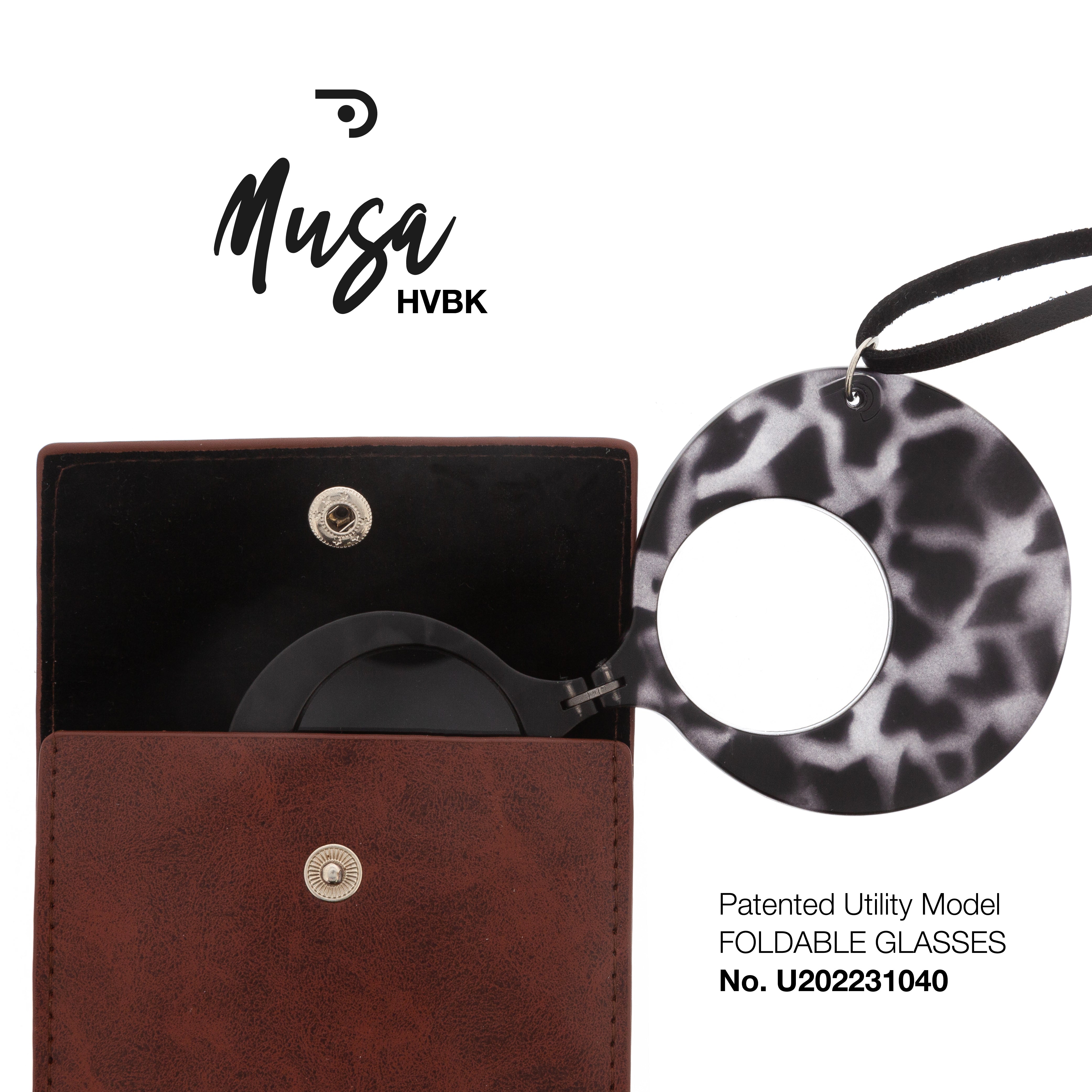 Musa RO Havana Black Fordable Glasses