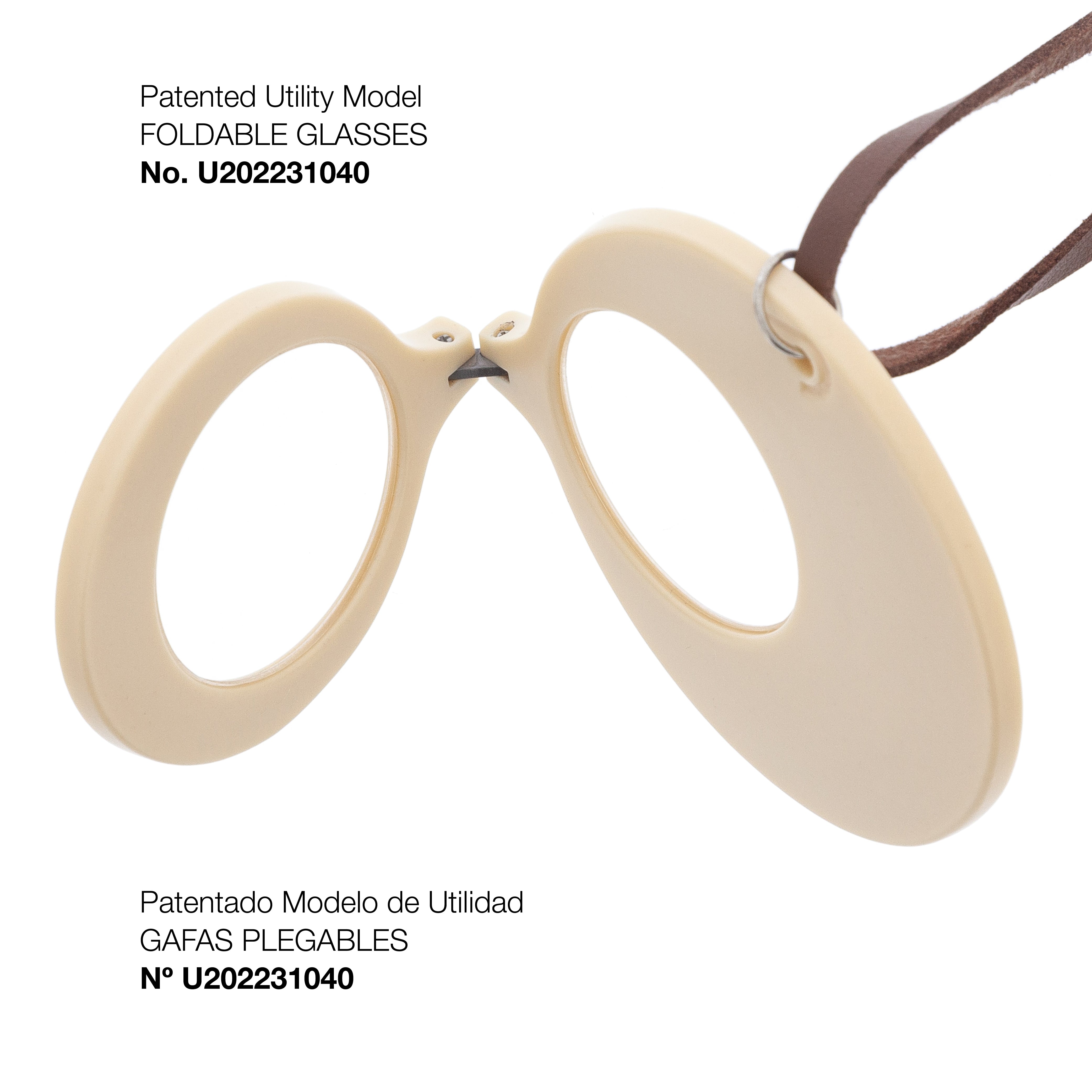 Musa RO Marfil Gafas Plegables