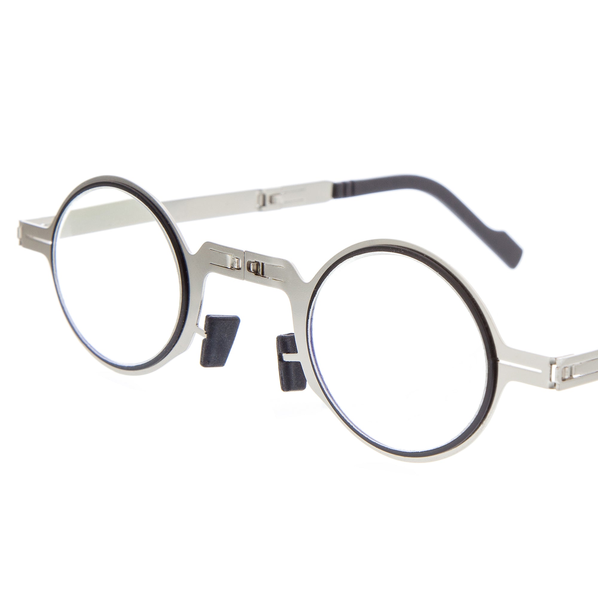 Met Round Gafa Plegable Lateral