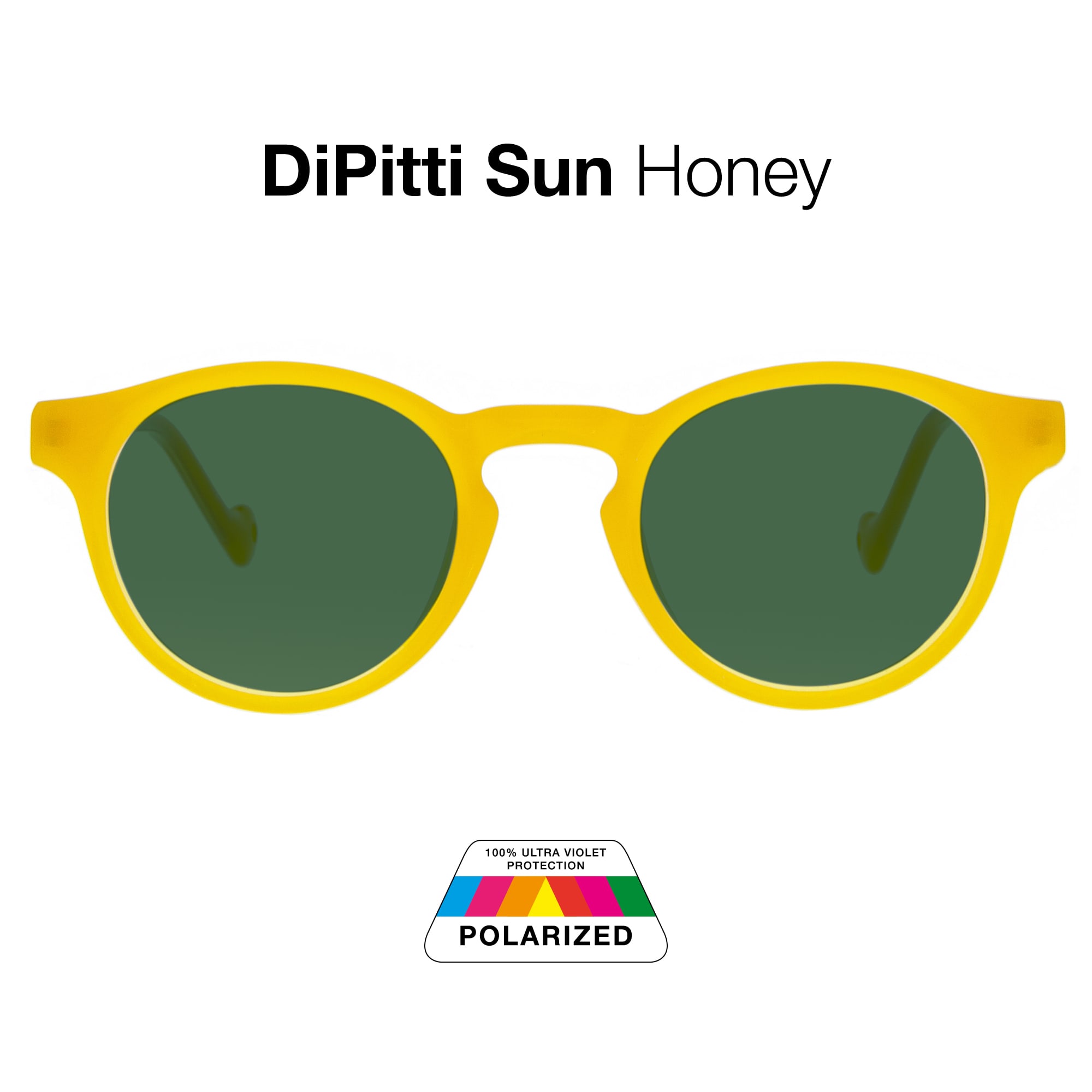 DiPitti Sun Honey Glasses