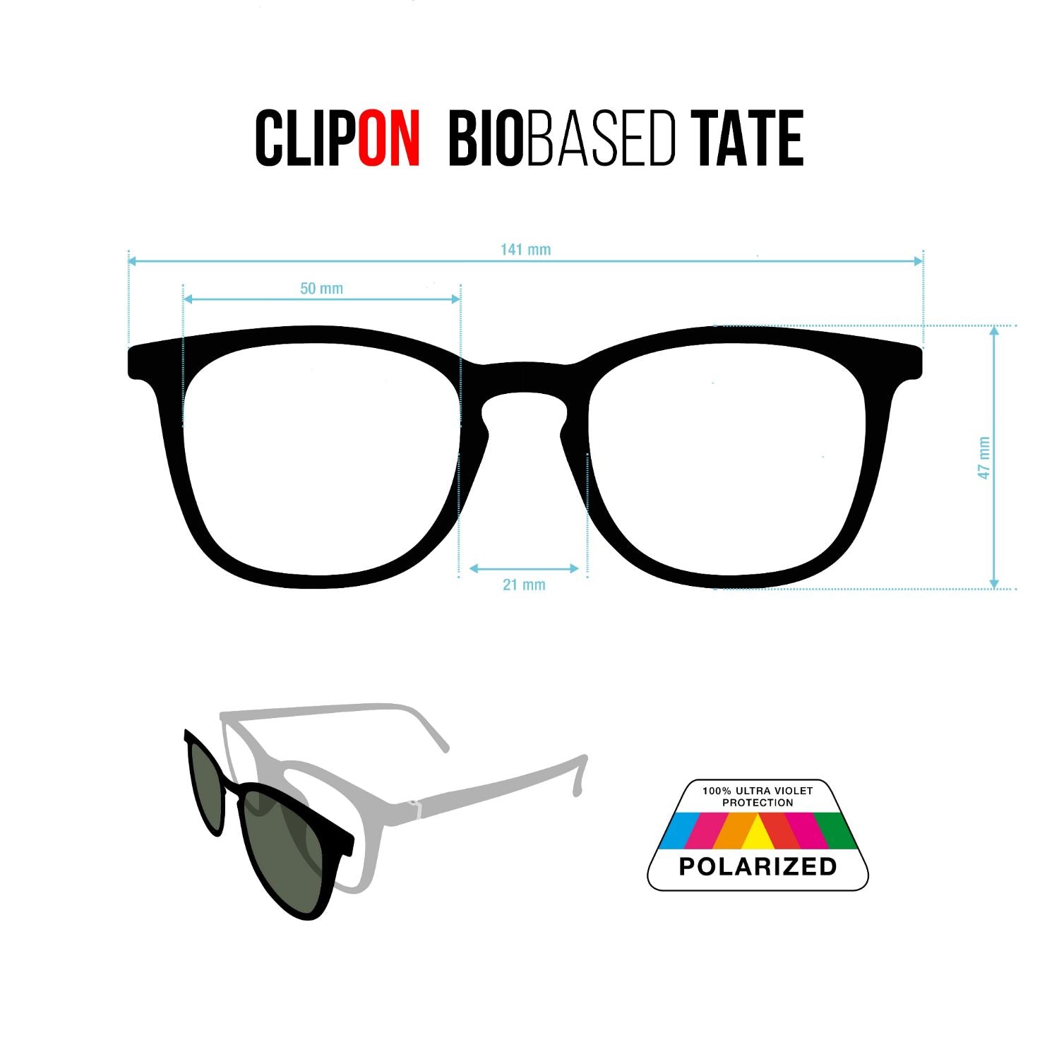 Clip on Biobased Tate