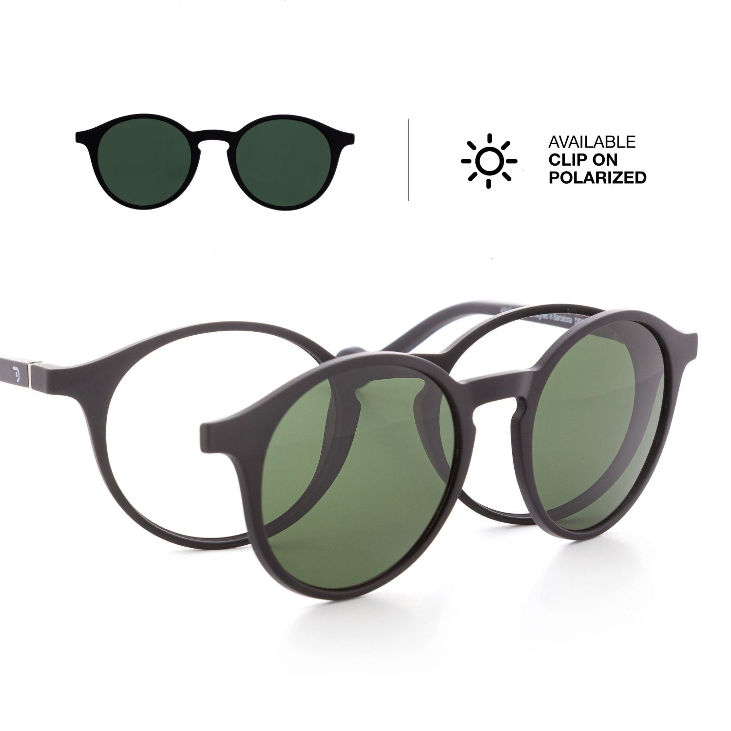 Uffizi Clip Solar Gafa Polarized Graphite