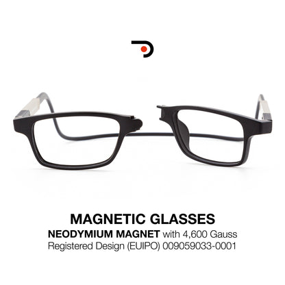 Thyssen Flex Graphite Magnetic Glasses