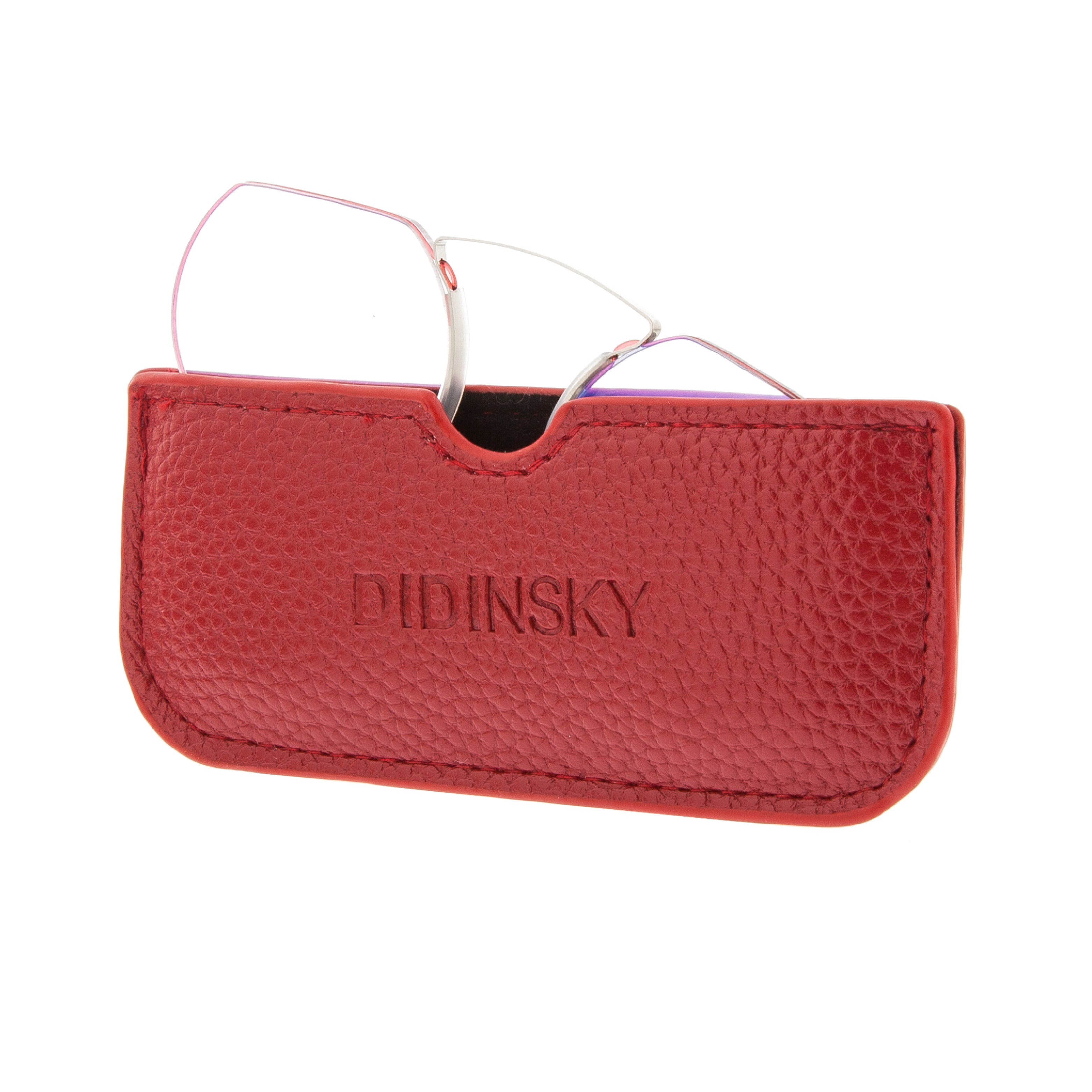 Hermitage Round Red Glasses