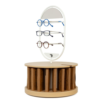 Expositor redondo gafas ultraplanas