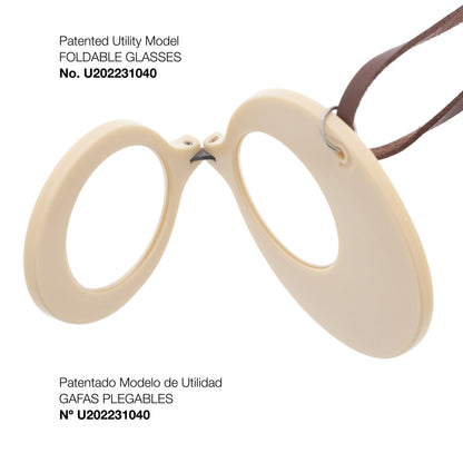 Musa RO Marfil Gafas Plegables