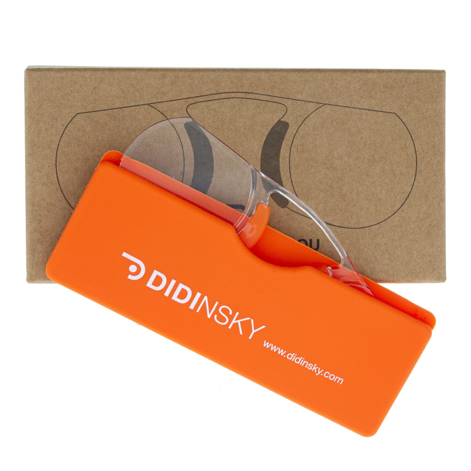 Pompidou Orange Glasses